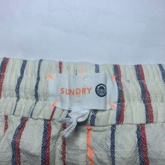 Sundry 100% Cotton Striped Shorts - Picture 3 of 7